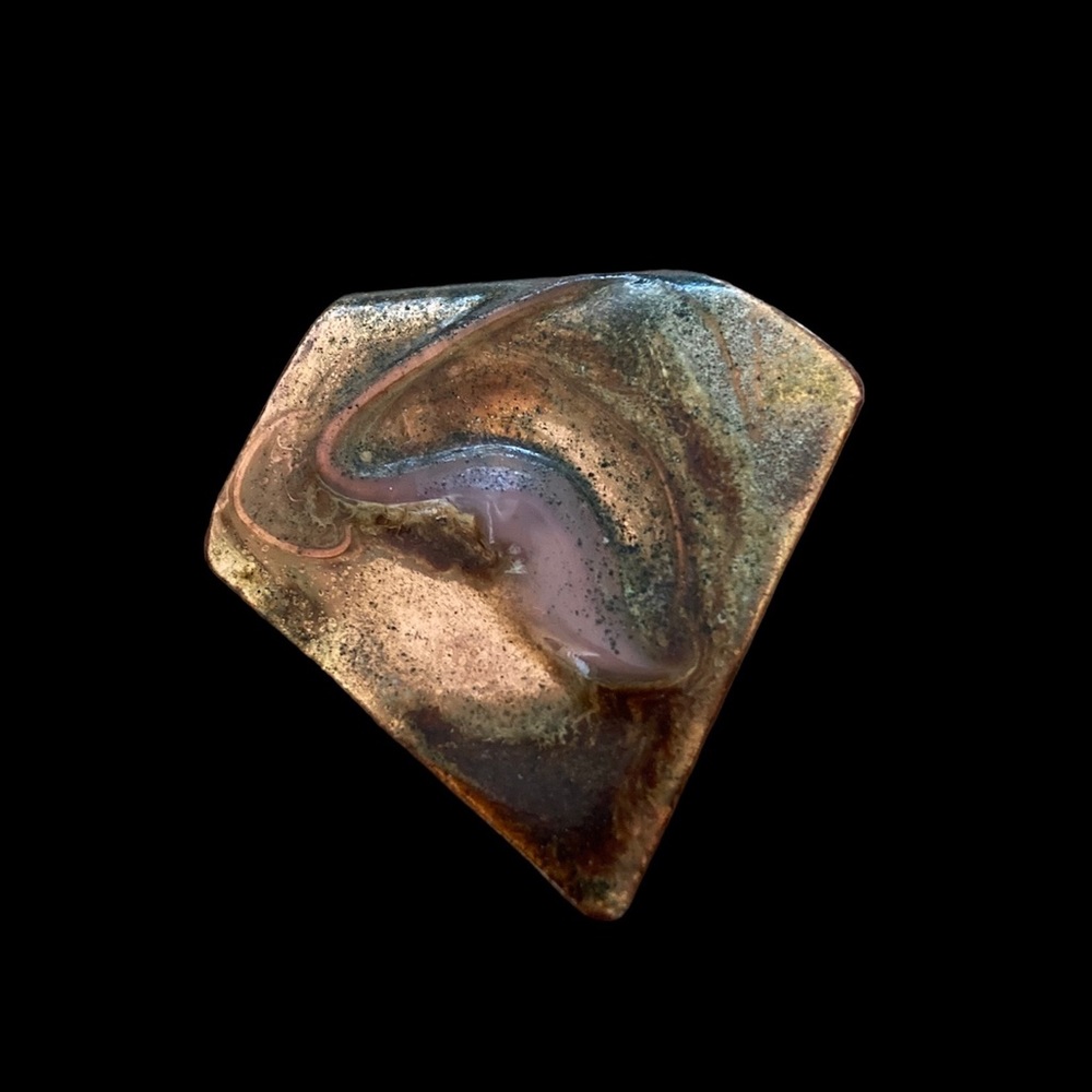 Pendant Enamel on Copper, Modernist, Abstract